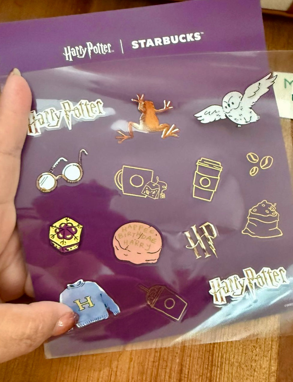 2026 STARBUCKS ASIA HARRY POTTER DOODLE IT
