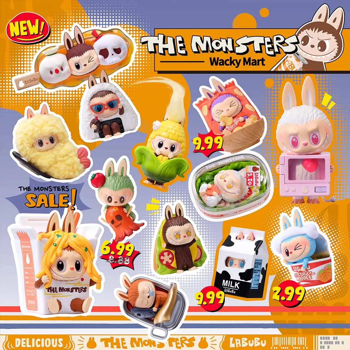 POP MART THE MONSTERS Wacky Mart