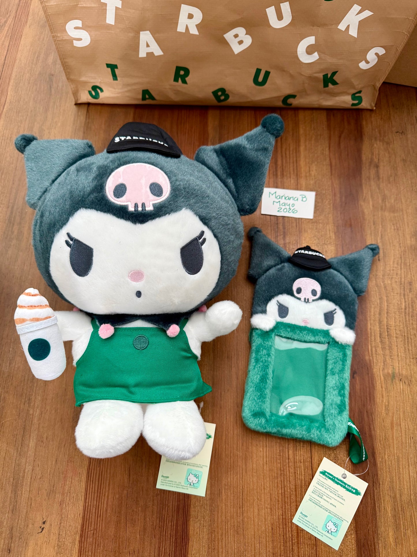 2025 KUROMI X STARBUCKS HONG KONG PLUSHIE GRANDE HTF