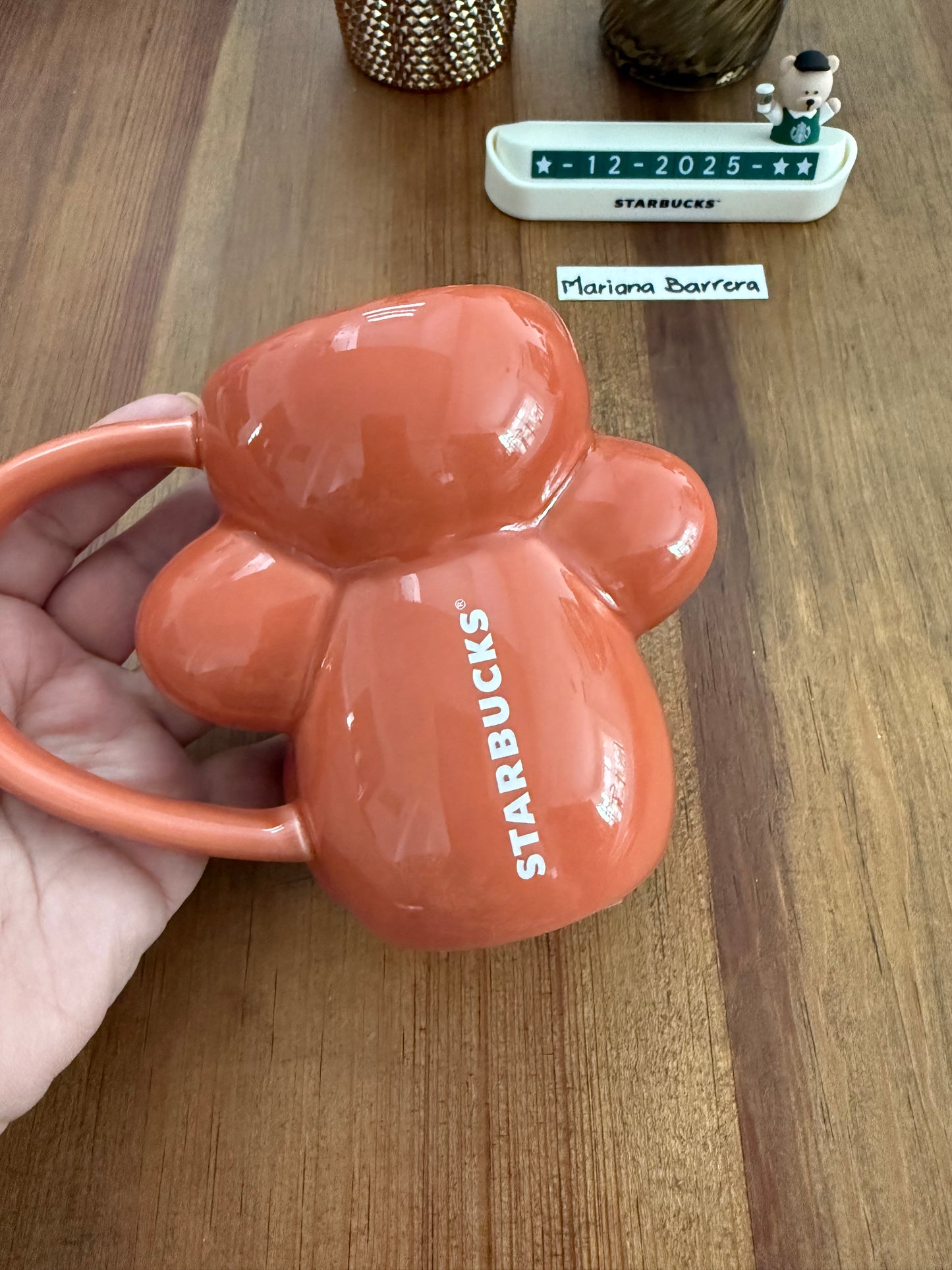 2025 STARBUCKS TAILANDIA HOLIDAY GINGERBREAD CERAMIC MUG