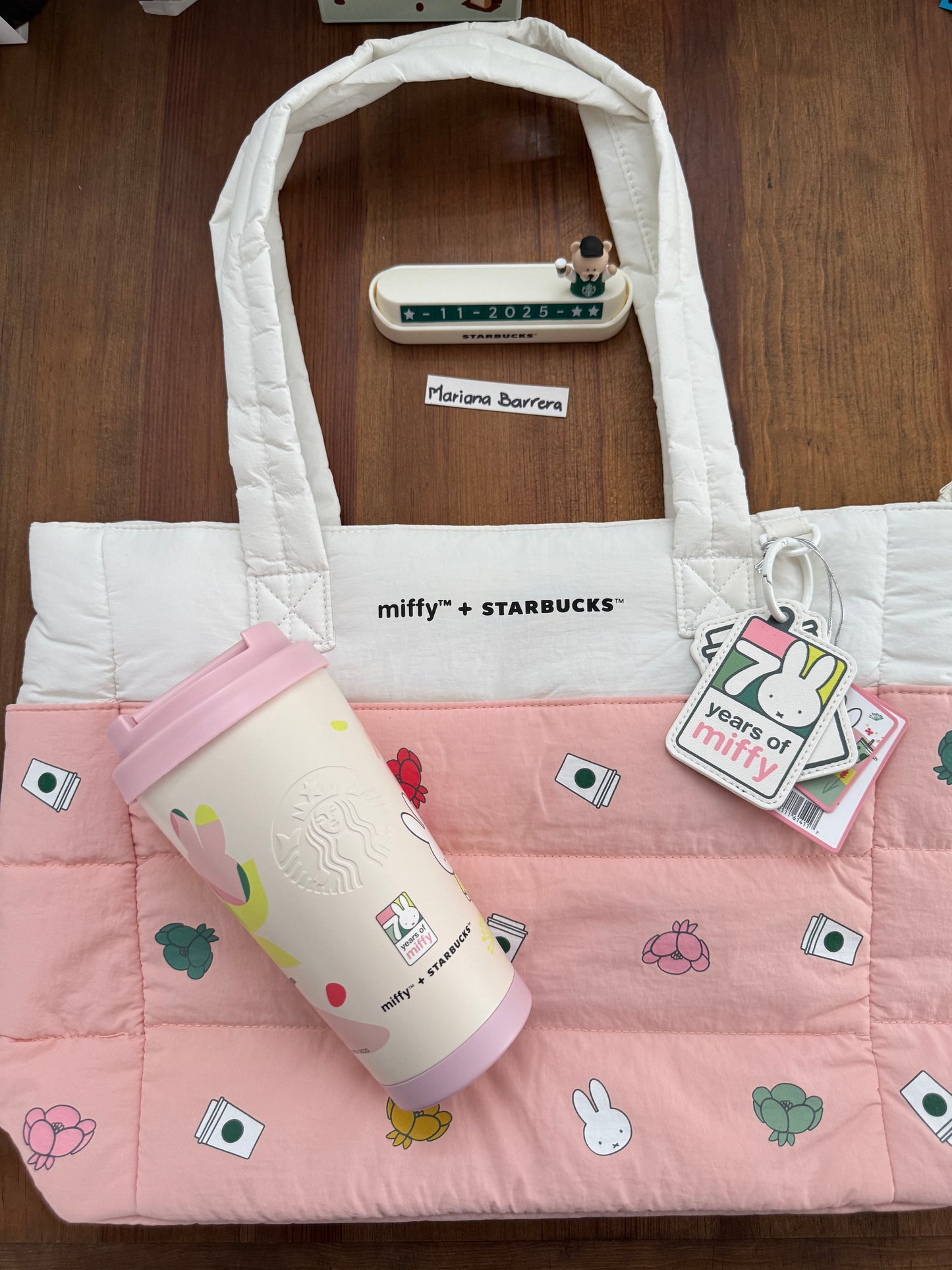 2025 Starbucks Tailandia + Miffy Termo acero