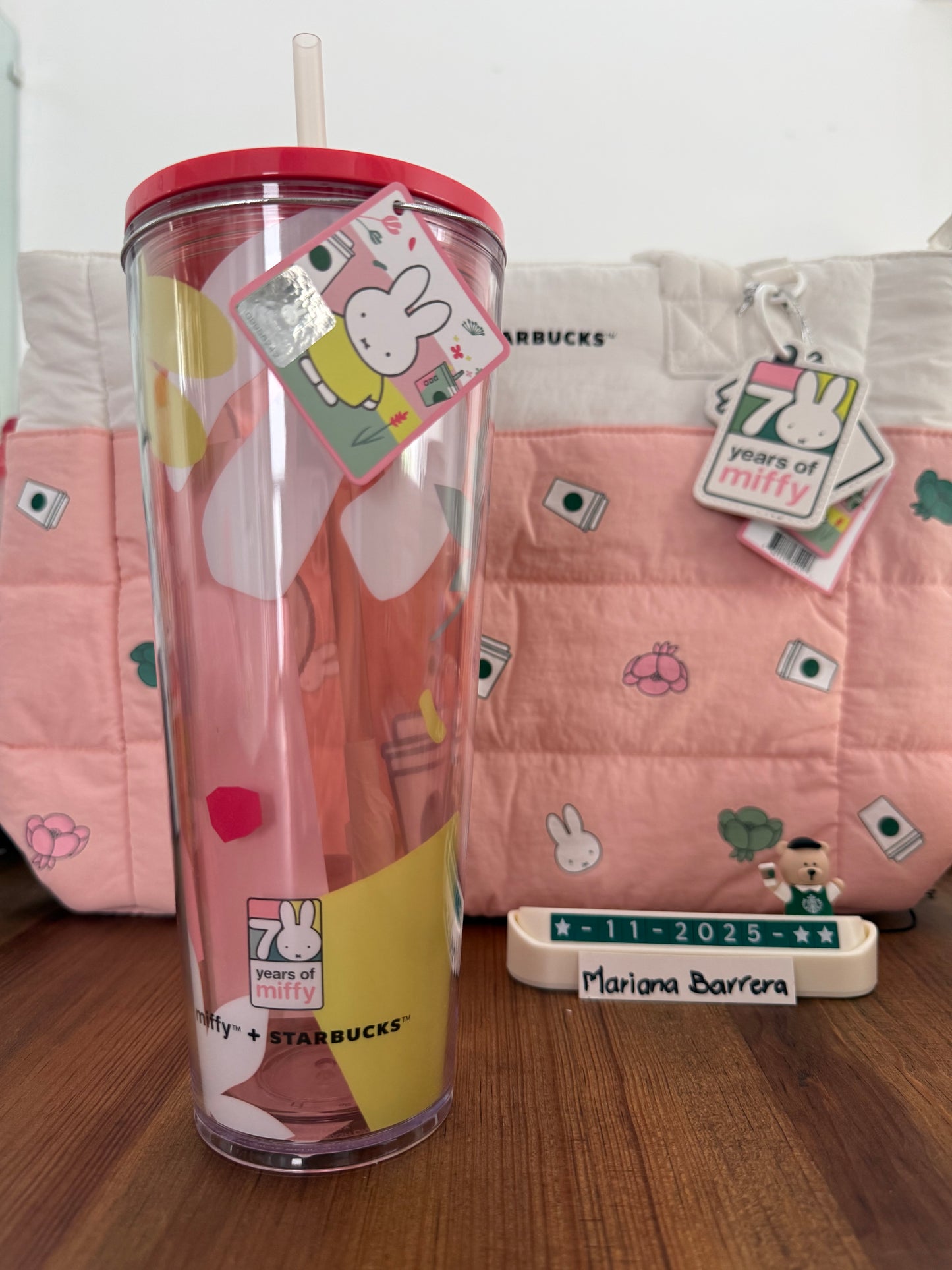 2025 Starbucks Tailandia + Miffy Cold Cup