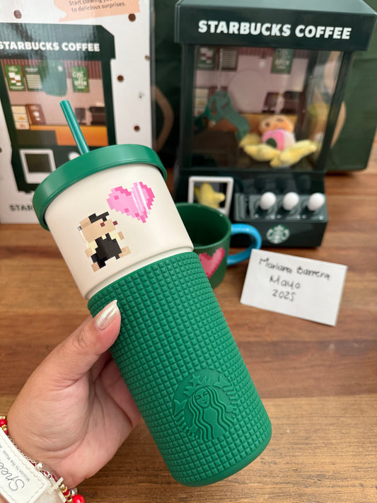 2025 Starbucks Bearista Game Heart Cold Cup 21.5 oz