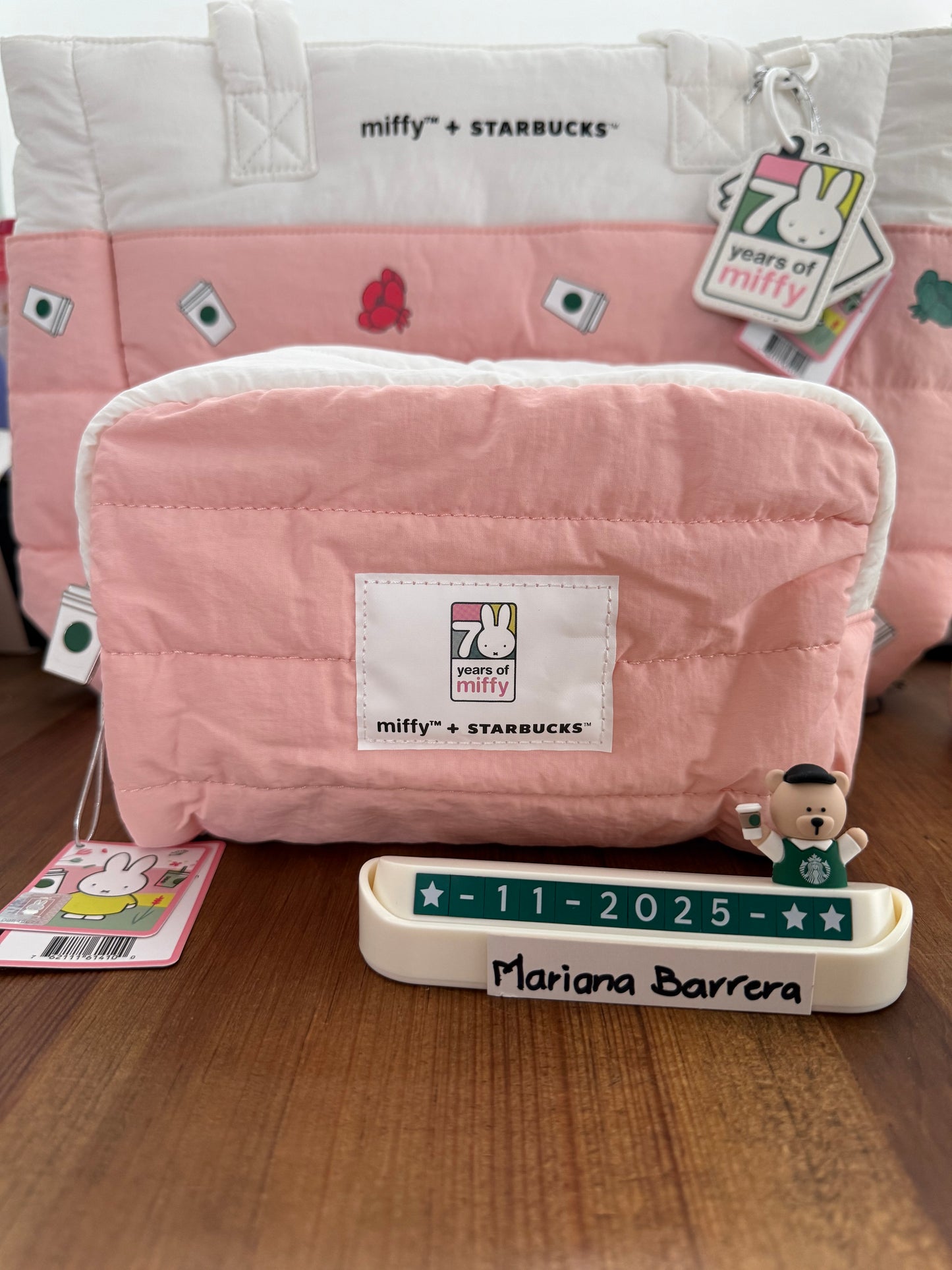 2025 Starbucks Tailandia + Miffy Pouch