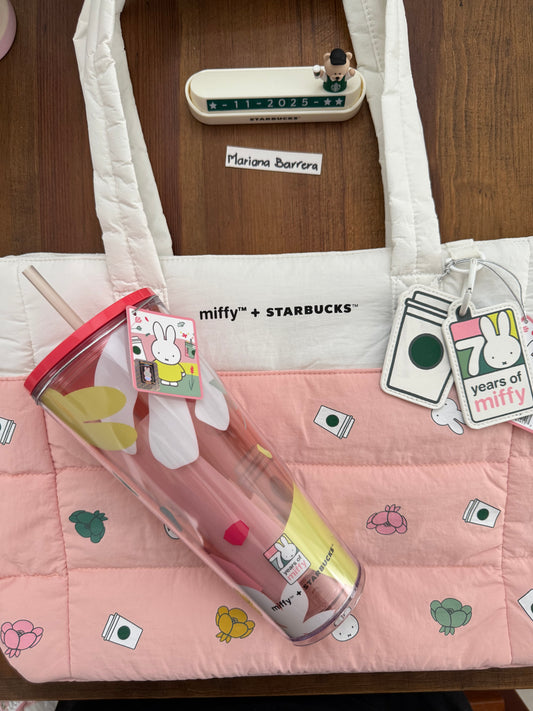 2025 Starbucks Tailandia + Miffy Cold Cup