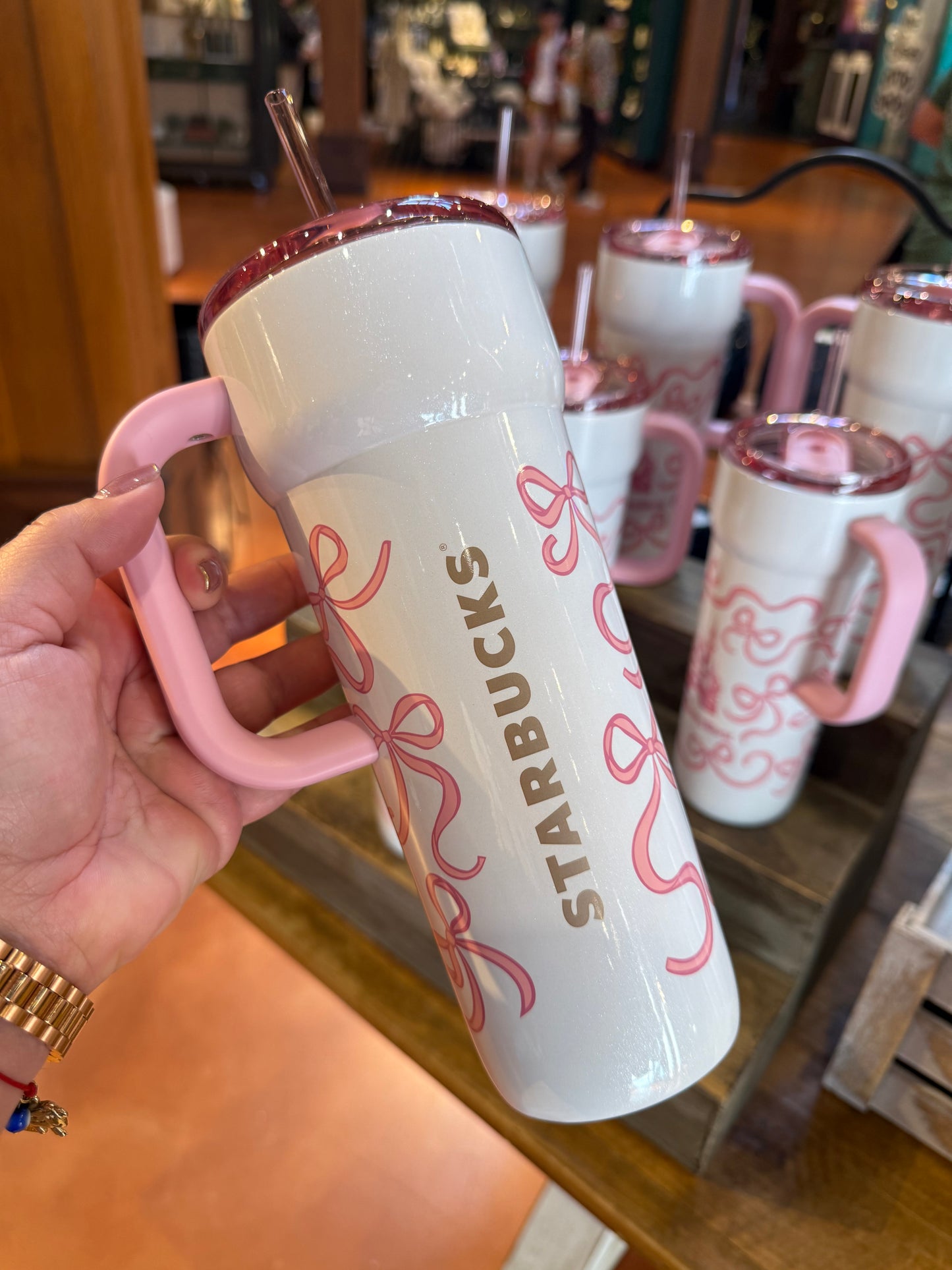 DISNEY X STARBUCKS WDW MOÑO ROSA CENICIENTA