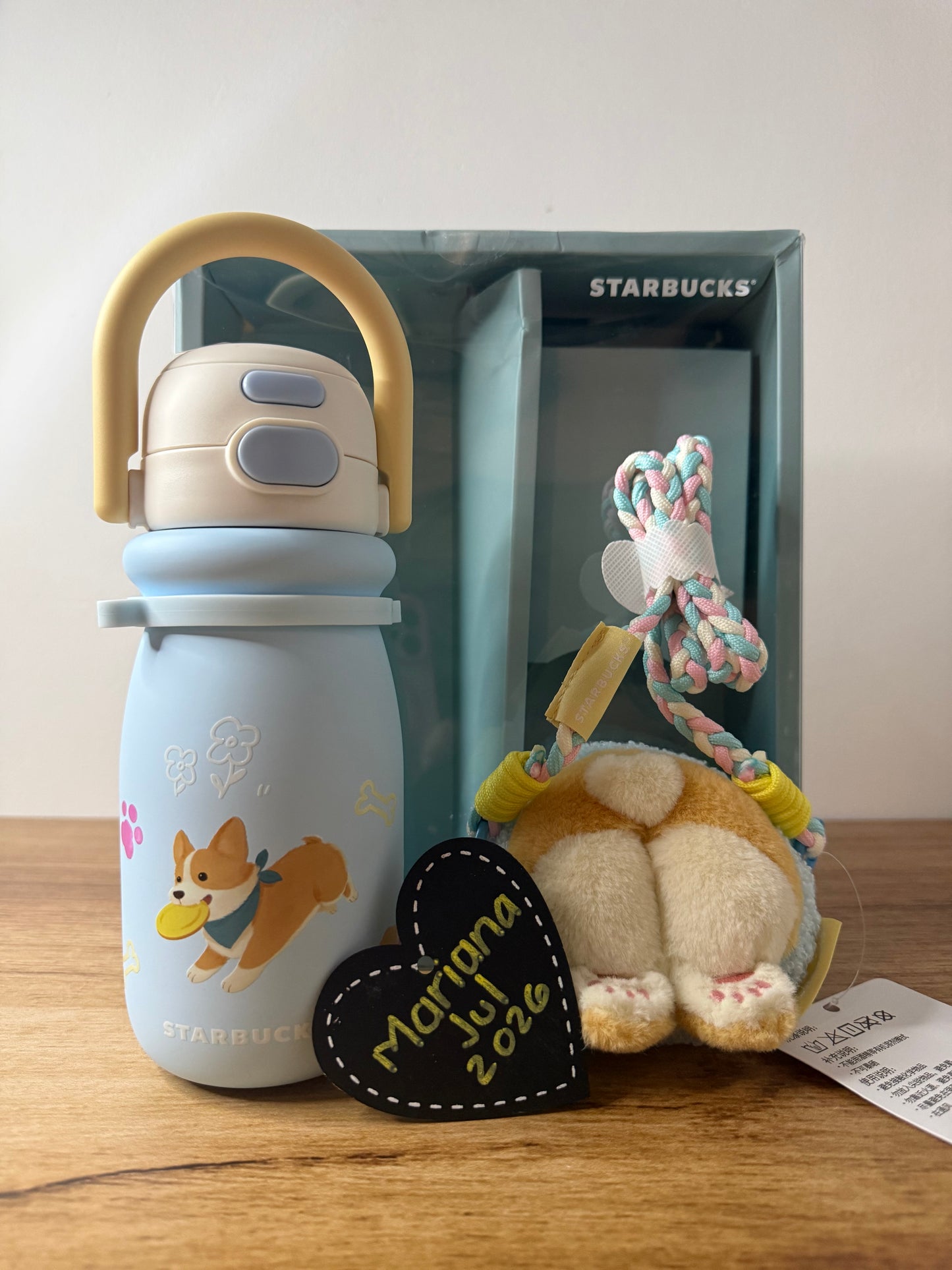 2026 STARBUCKS CHINA PAWS BOTELLA CON MONEDERO
