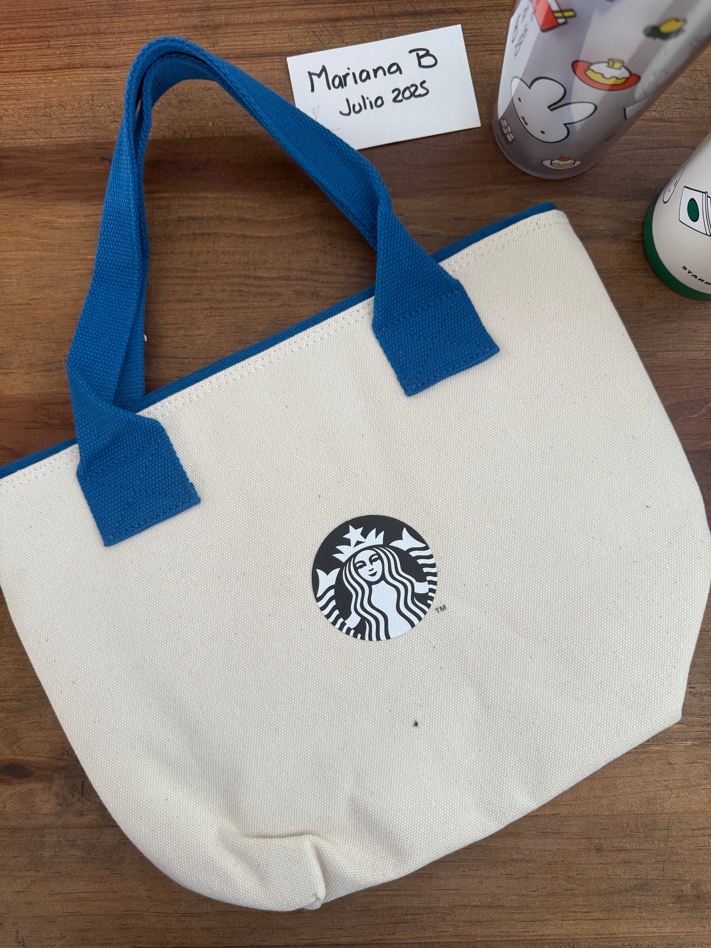 2025 Taiwan Miffy x Starbucks bolsa Canvas