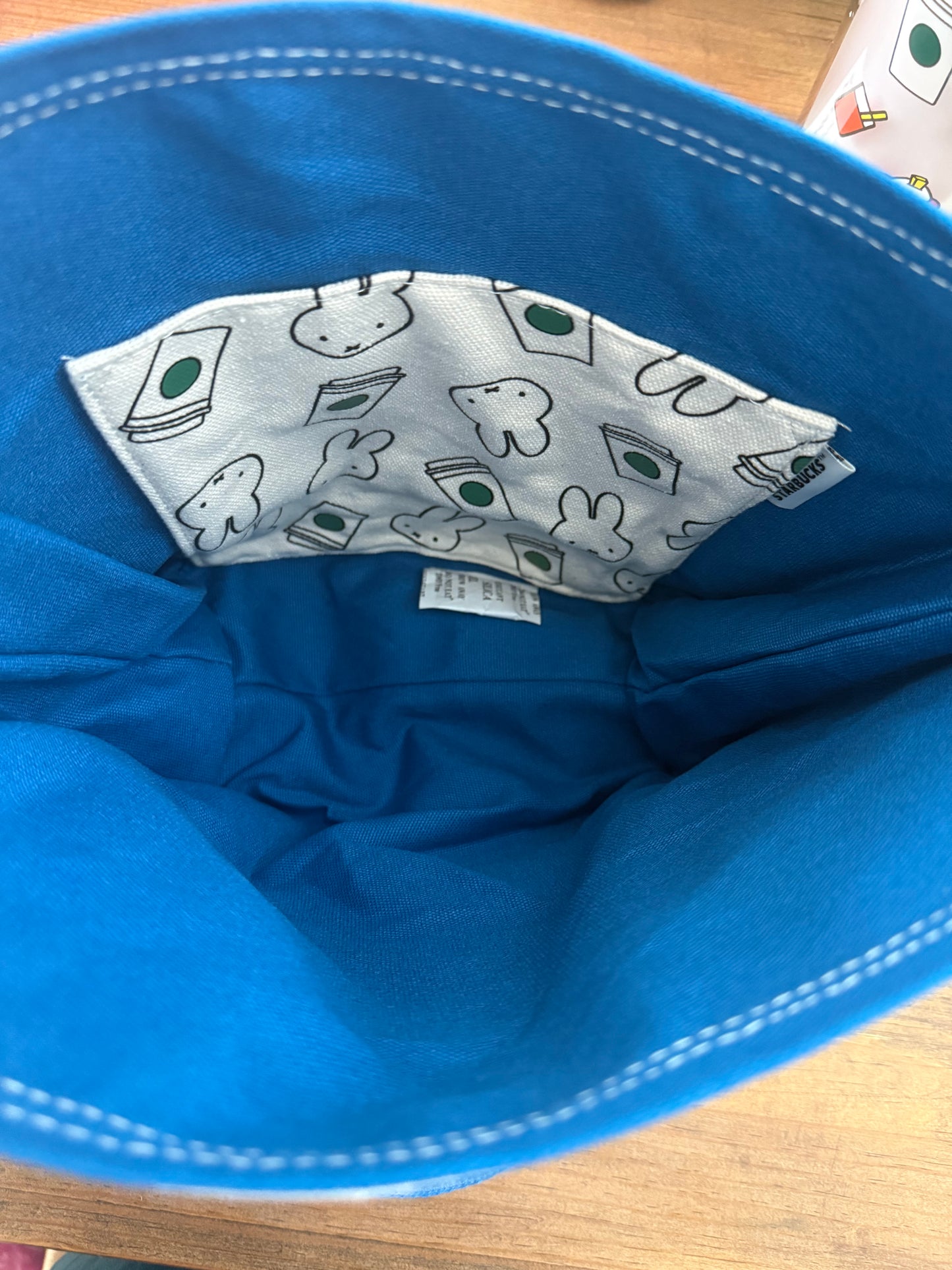 2025 Taiwan Miffy x Starbucks bolsa Canvas