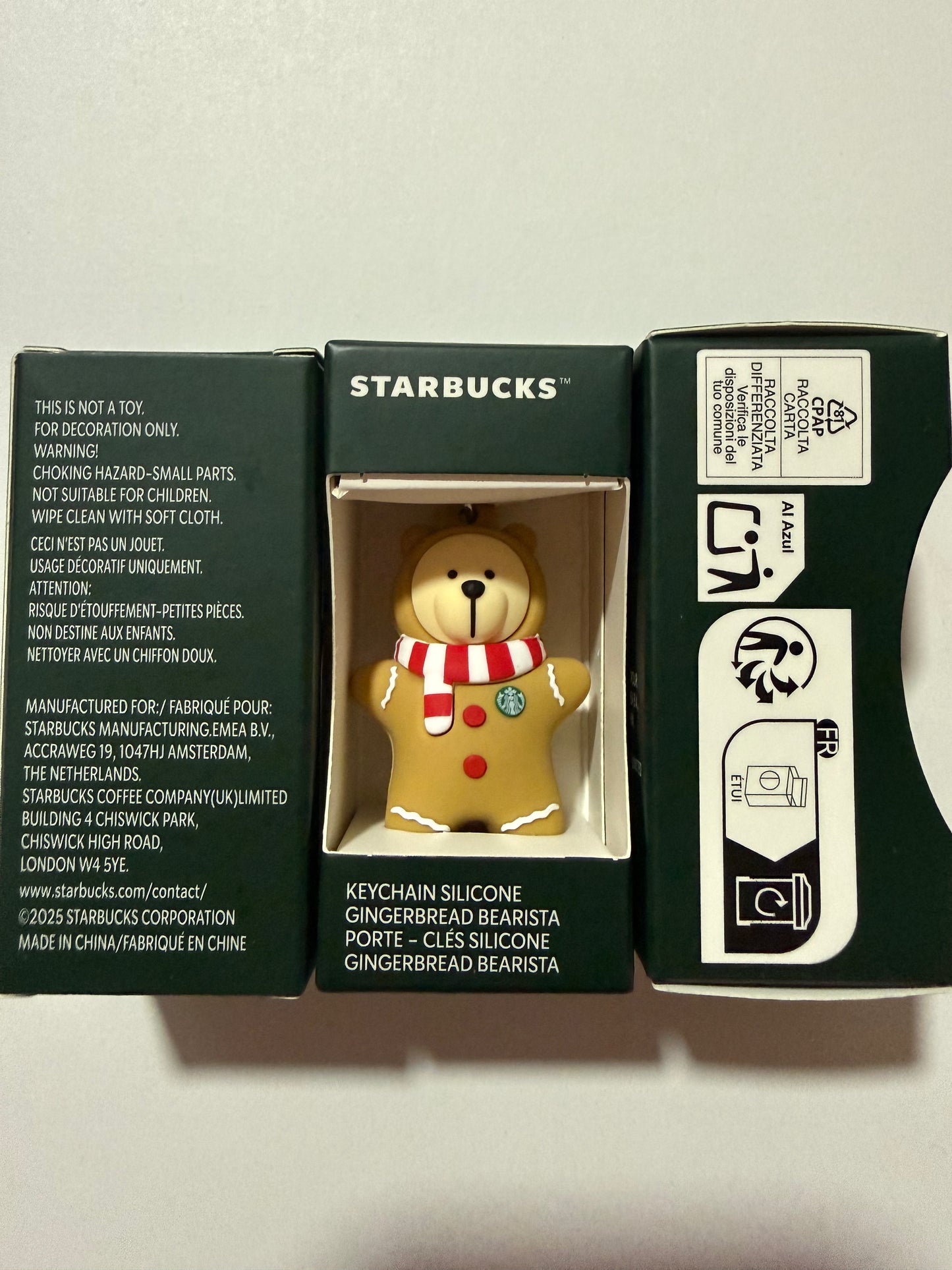 2025 STARBUCKS EUROPA LLAVERO JENGIBRE