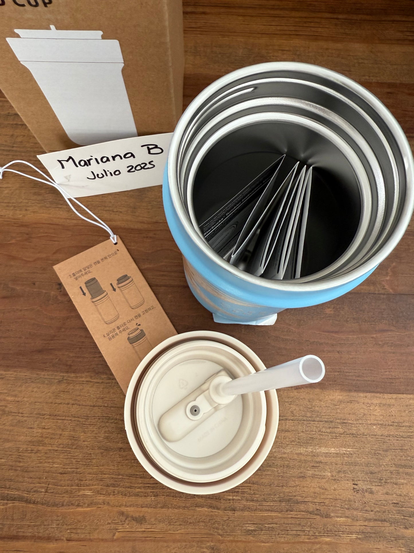 2025 Starbucks Cold cup y soporte para latas Café de Verano