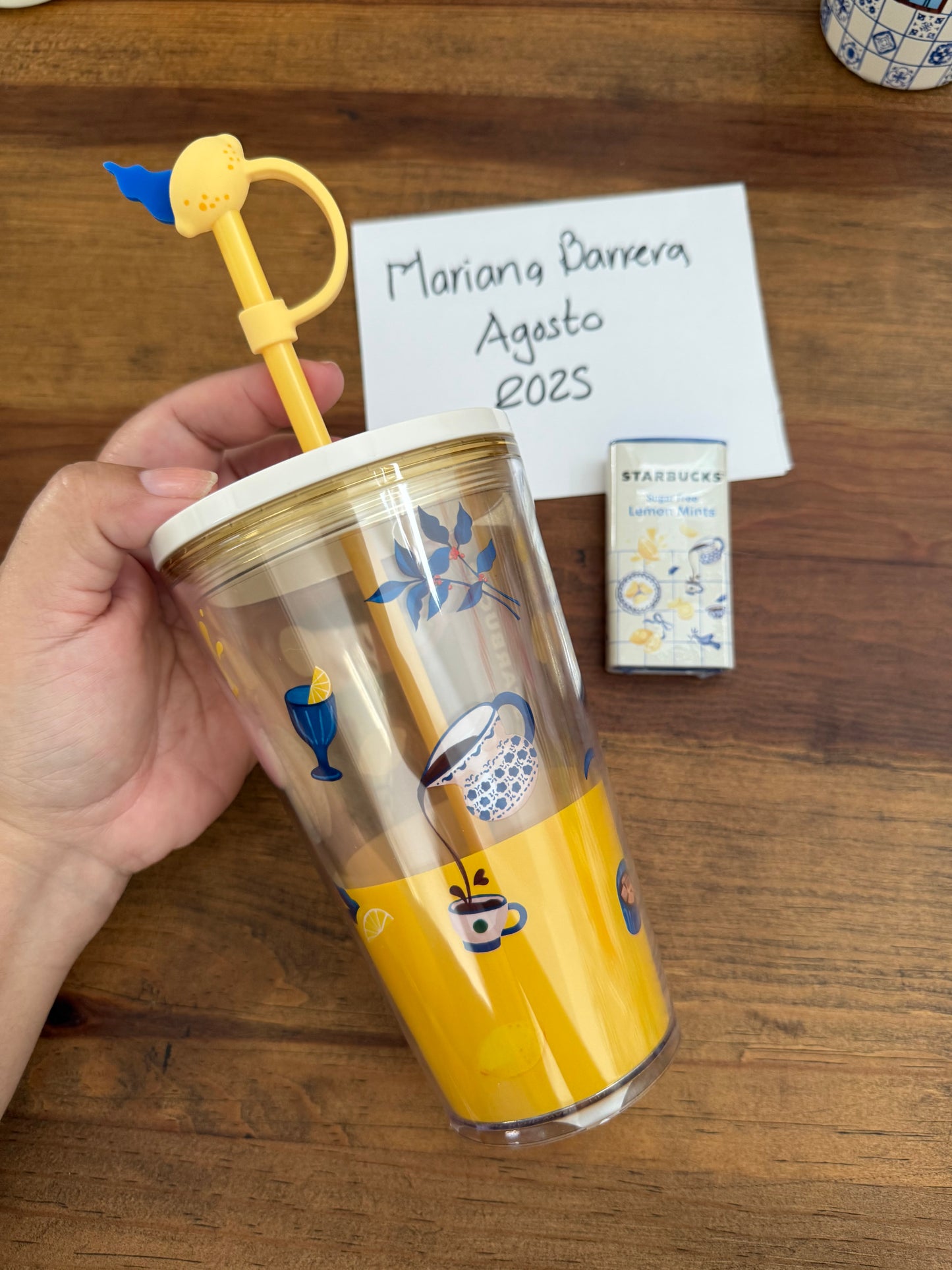 2025 Starbucks Korea Vaso Verano Mediterraneo 16 oz