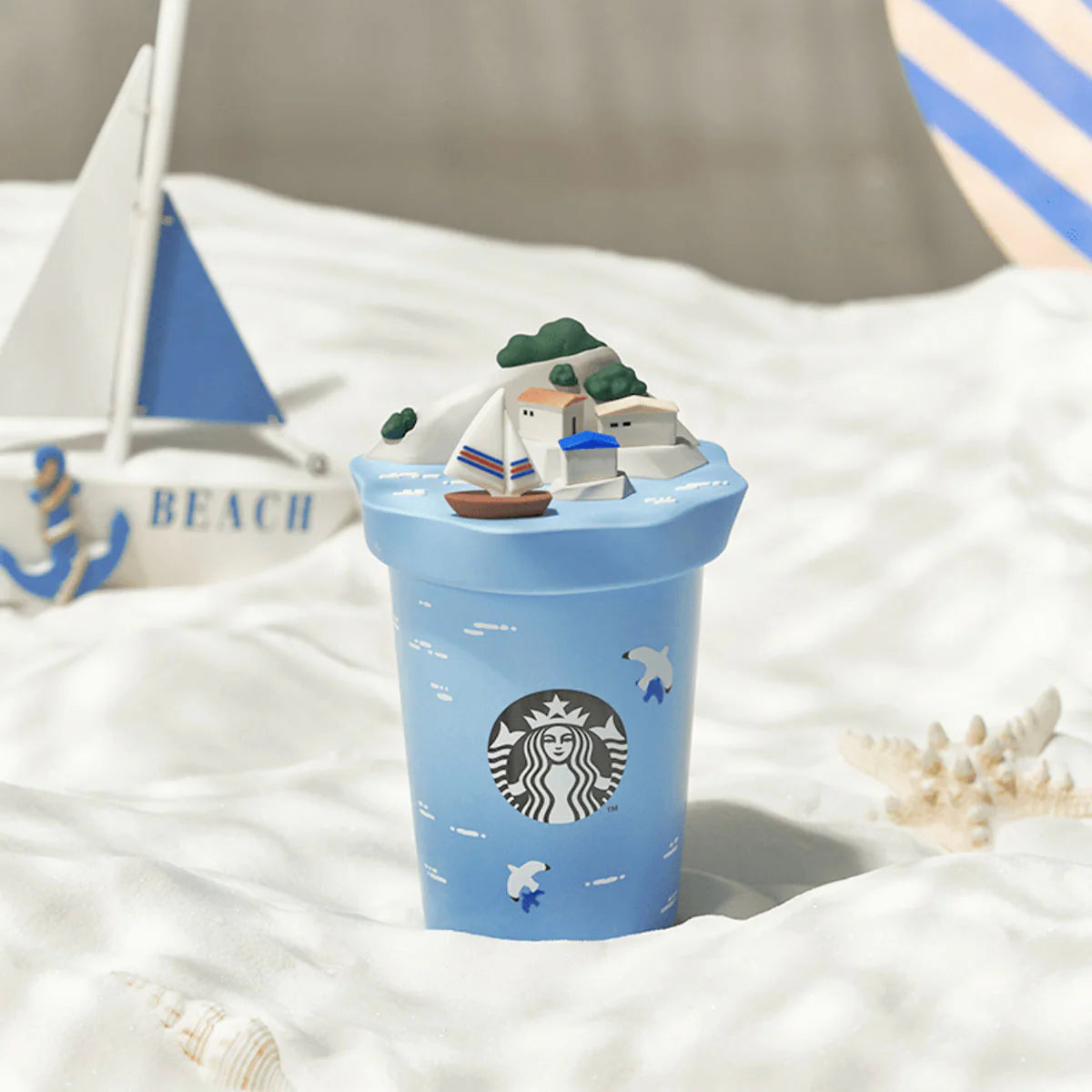 2024 Starbucks China Summer Seaside Sailboat  473ml